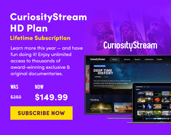 CuriosityStream HD Plan - Lifetime Subscription | Subscribe Now