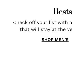 Bestsellers | SHOP MEN'S