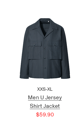 PDP19 - MEN U JERSEY SHIRT JACKET