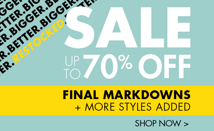 Shop Up To 70% OFF Sale