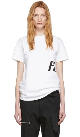 Helmut Lang - White Masc Little T-Shirt