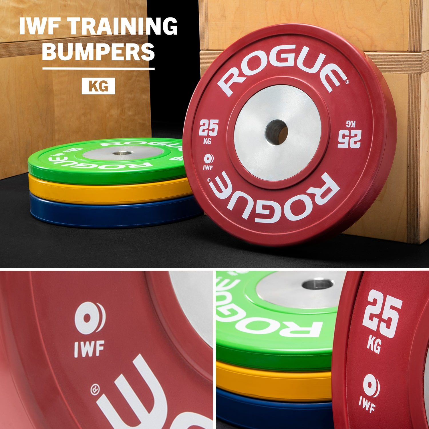 Rogue Color KG Training Plates - IWF Approved