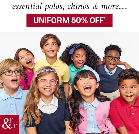 50% off Uniforms