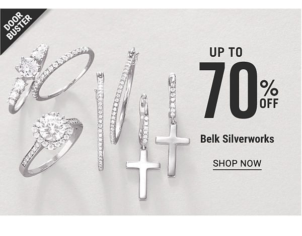 Doorbuster - Up to 70% off Belk Silverworks. Shop Now.