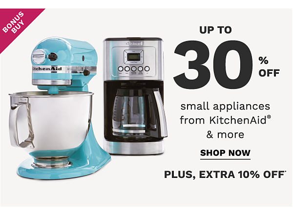 Bonus Buy - $99.99 Keurig + Up to 30% off small appliances. Shop Now.