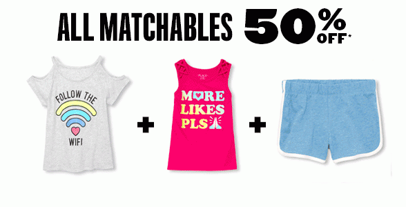 All Matchables 50% Off