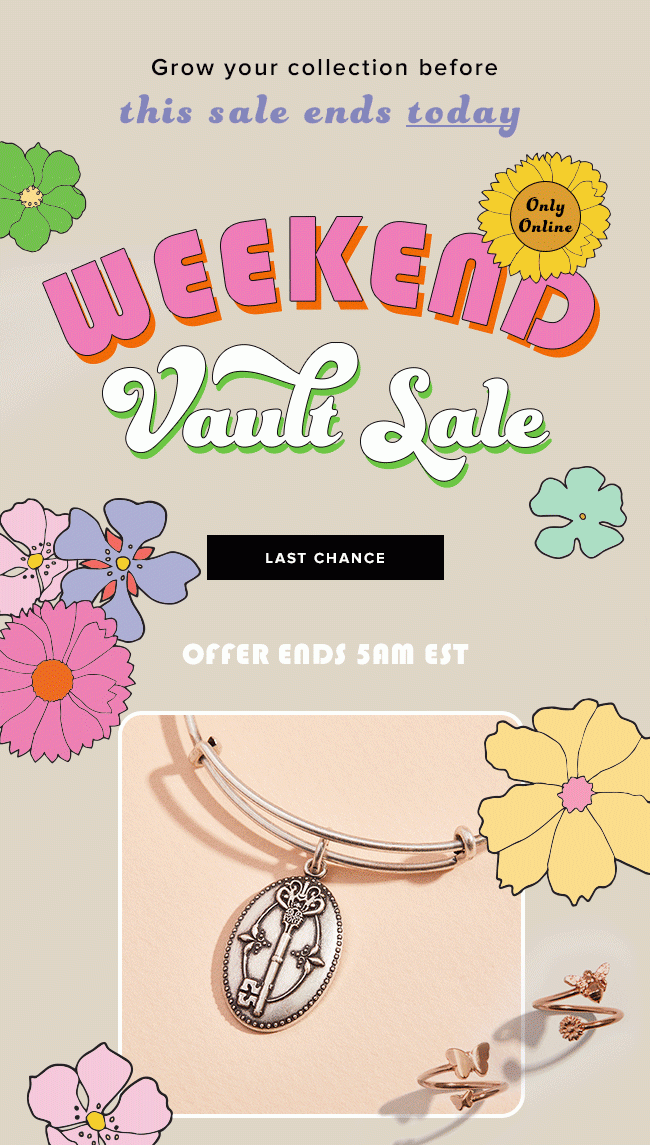 Shop The Weekend Vault Sale. Only online through Monday, 5AM EST.