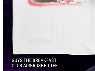 Guys The Breakfrast Club Airbushed Tee