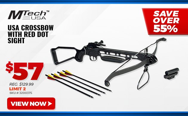 M-Tech USA Crossbow with Red Dot Sight