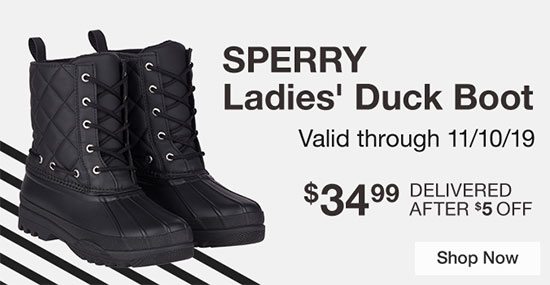 sperry ladies duck boots costco