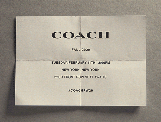 COACH | FALL 2020 | #COACHFW20