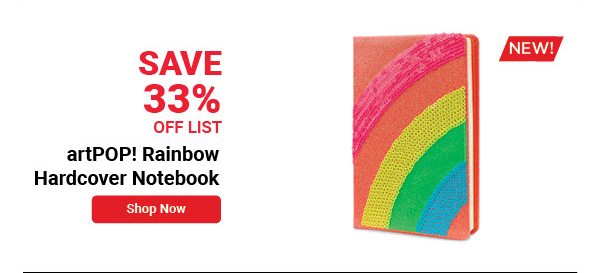 artPOP! Rainbow Hardcover Notebook