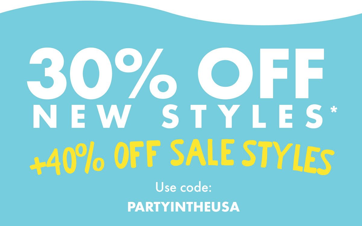 ANNUAL SUMMER SALE - 30% OFF EVERYTHING - Use code: PARTYINTHEUSA