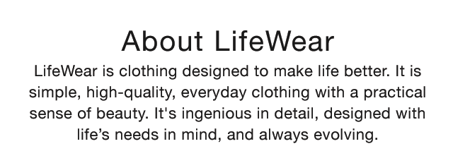 BANNER 7 - ABOUT LIFEWEAR