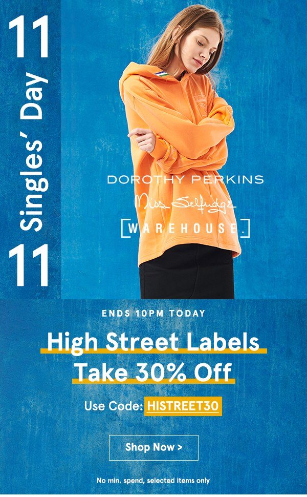 High Street Labels: Take 30% Off with code HISTREET30