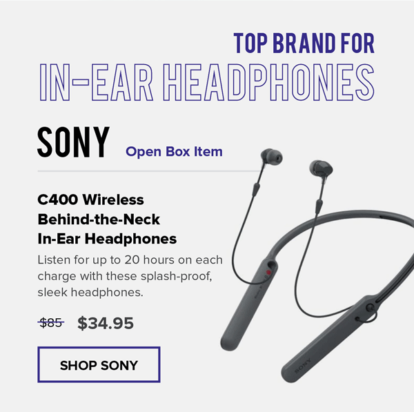 Sony Headphones | shop now