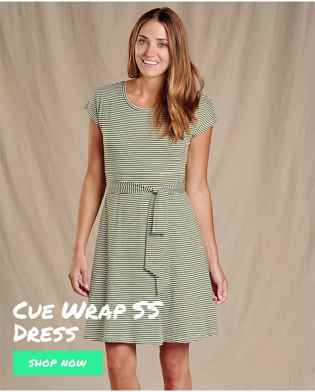 Shop Cue Wrap Short Sleeve Dress
