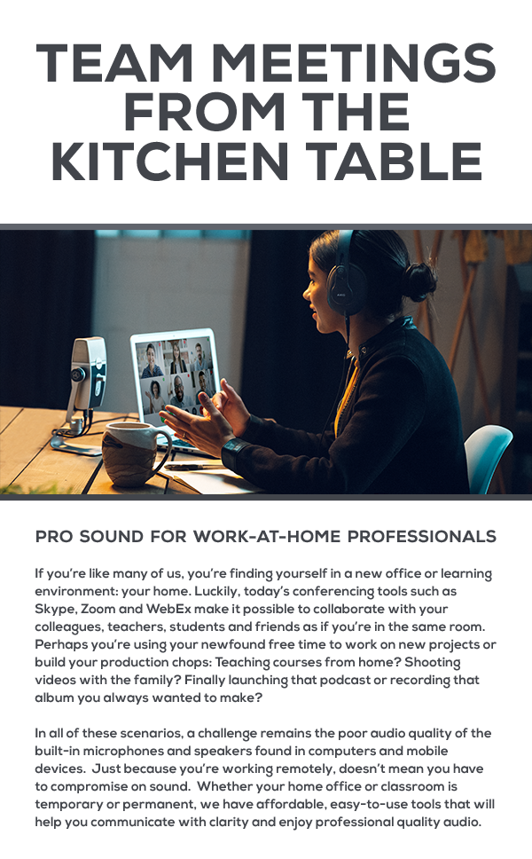 Team Meetings from the Kitchen Table | Your Work-At-Home Essentials