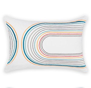 EMBROIDERED LOOP PILLOW