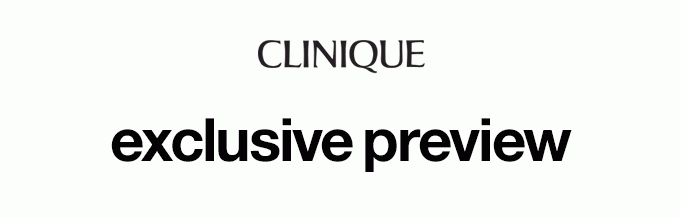 clinique exclusive preview