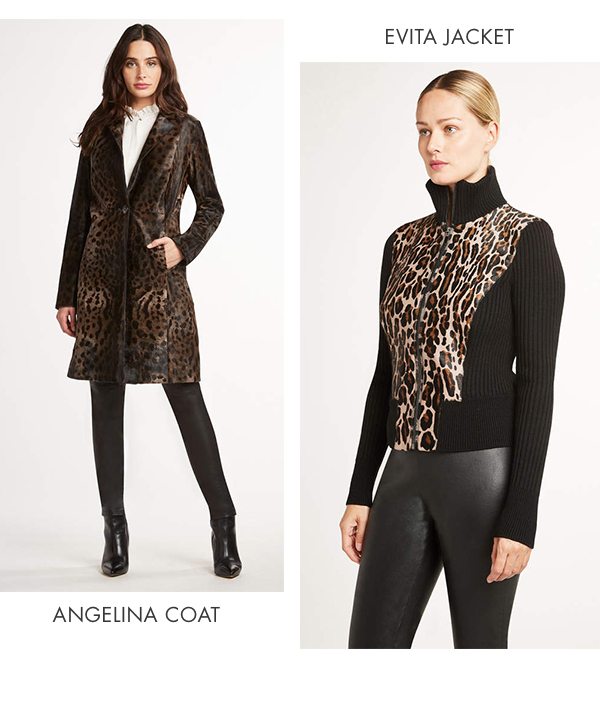 Into The Wild - This zebra burnout velvet is a fresh update to the classic animal print - Angelina Coat, Evita Jacket