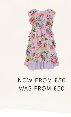 Helen dealtry brynn floral dress purple was from £50 now from £30