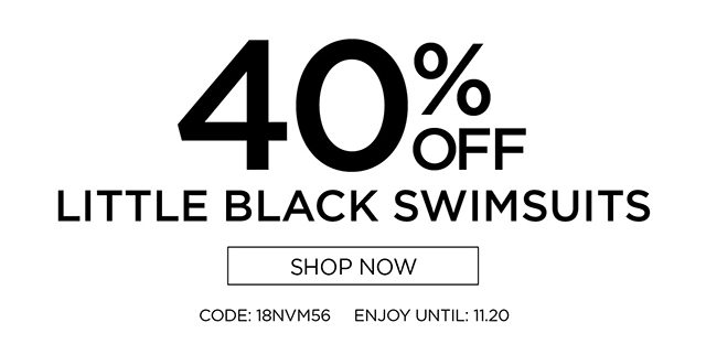 40% Off Little Black Swimsuits - Shop Now