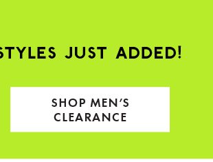 SHOP MEN'S CLEARANCE