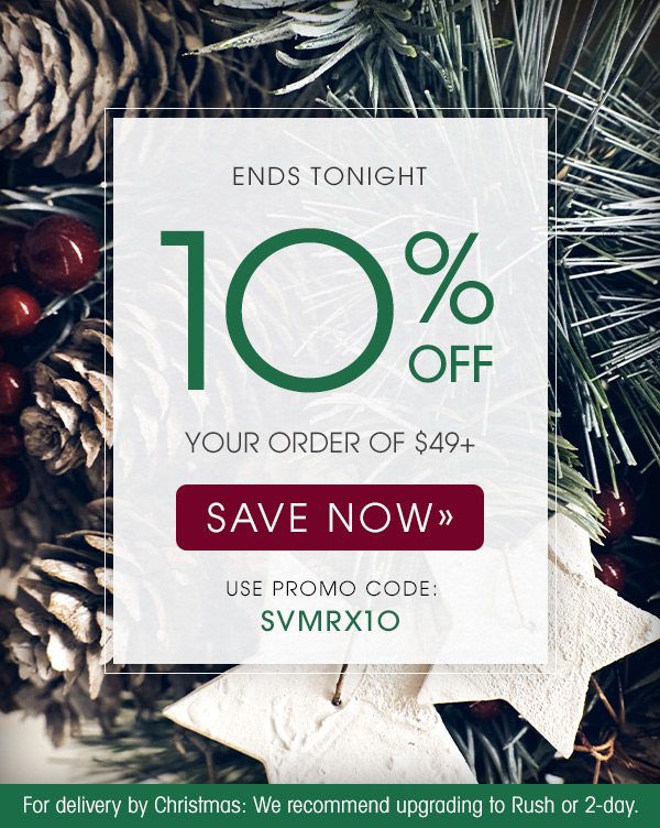 Get 10% off your orders of $49+ with code SVMRX10 - Save Now