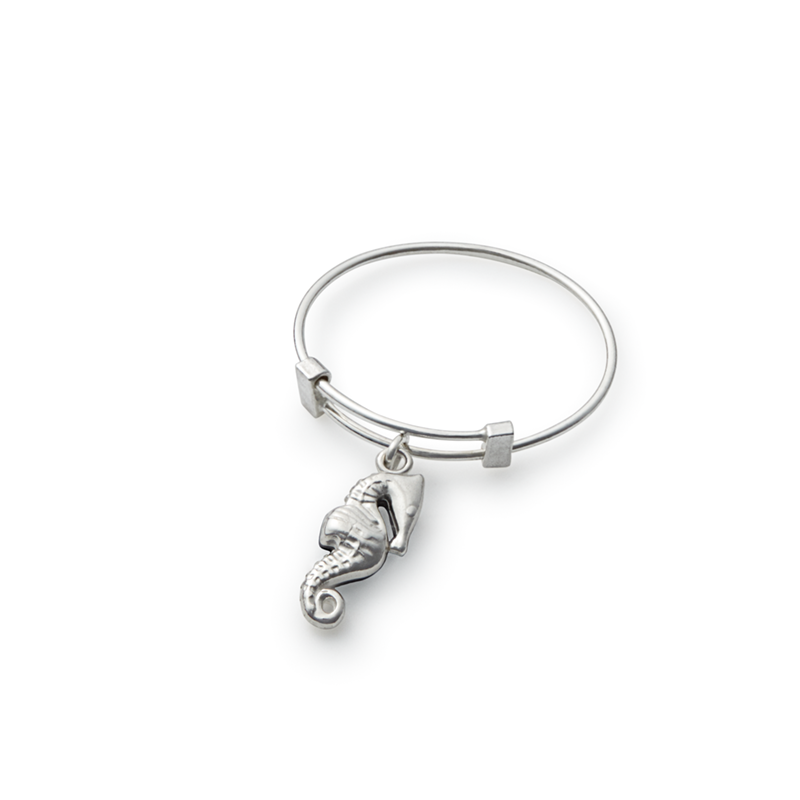 Image of Seahorse Charm Ring