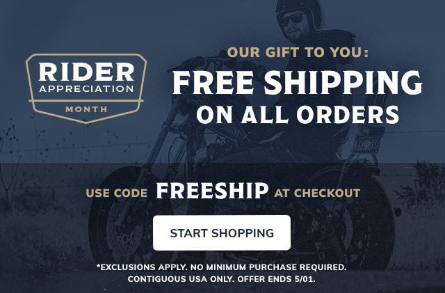 Free shipping on all orders