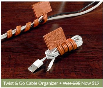 Shop Twist & Go Cable Organizer