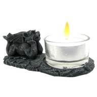 Daydreaming Gargoyle Tea Light Holder