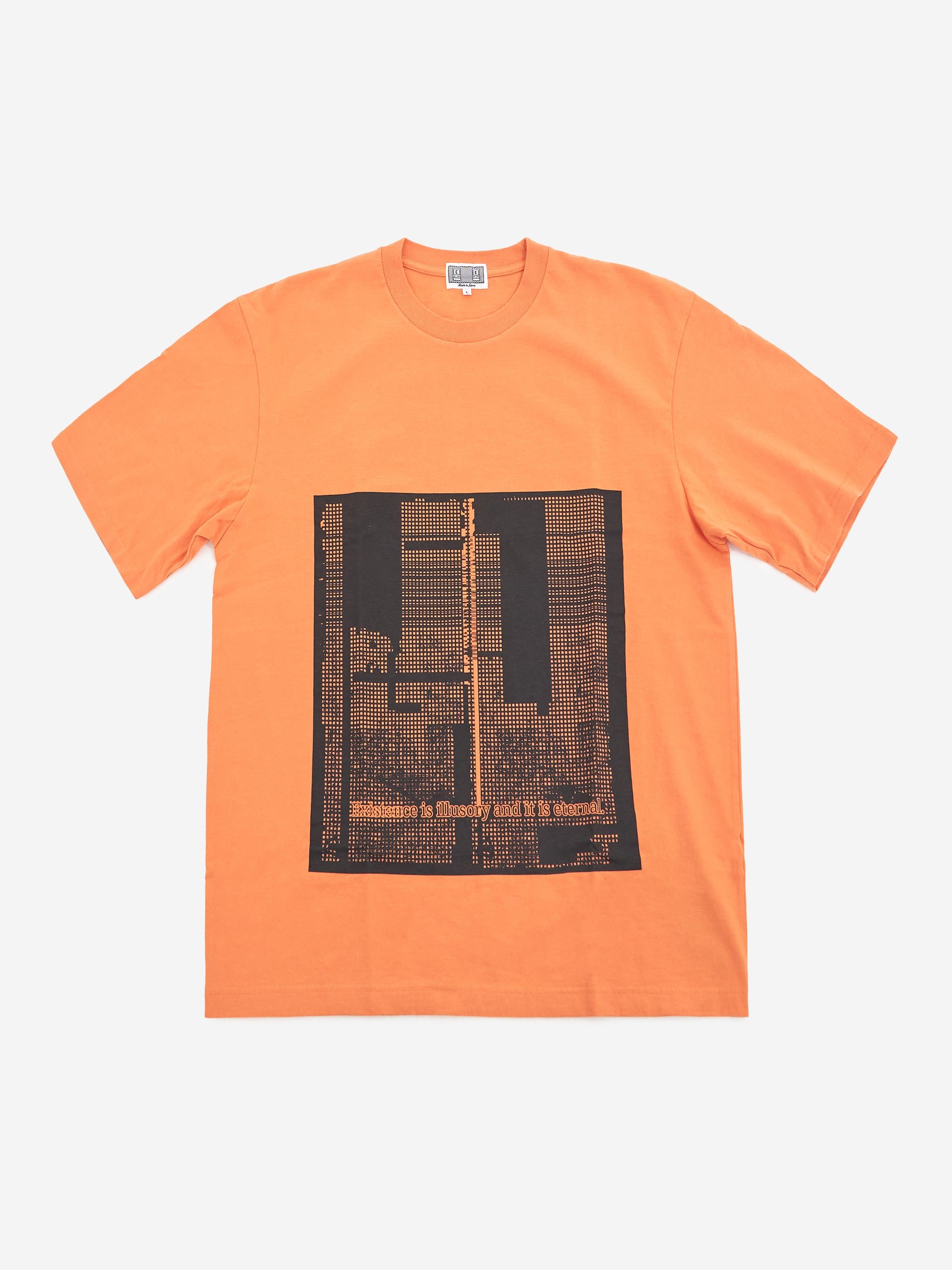 Image of C.E Cav Empt MD External Illusion T-Shirt - Orange