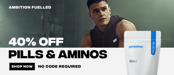40% off PILLS & AMINOS