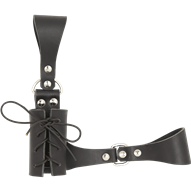 Lace-Up Cuff Black Sword Frog