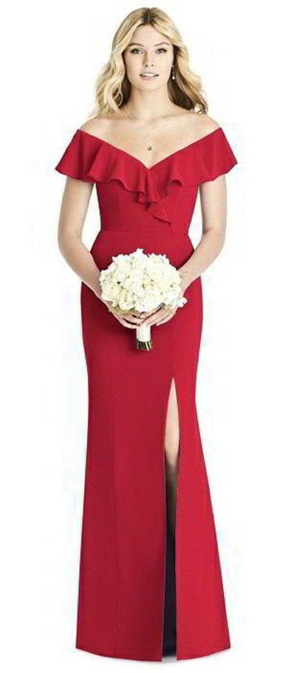 Social Bridesmaid Style 8190 in Flame