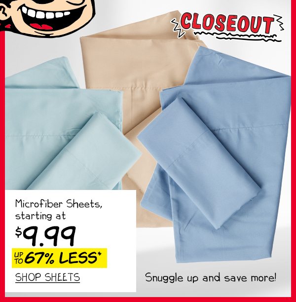 Microfiber sheets