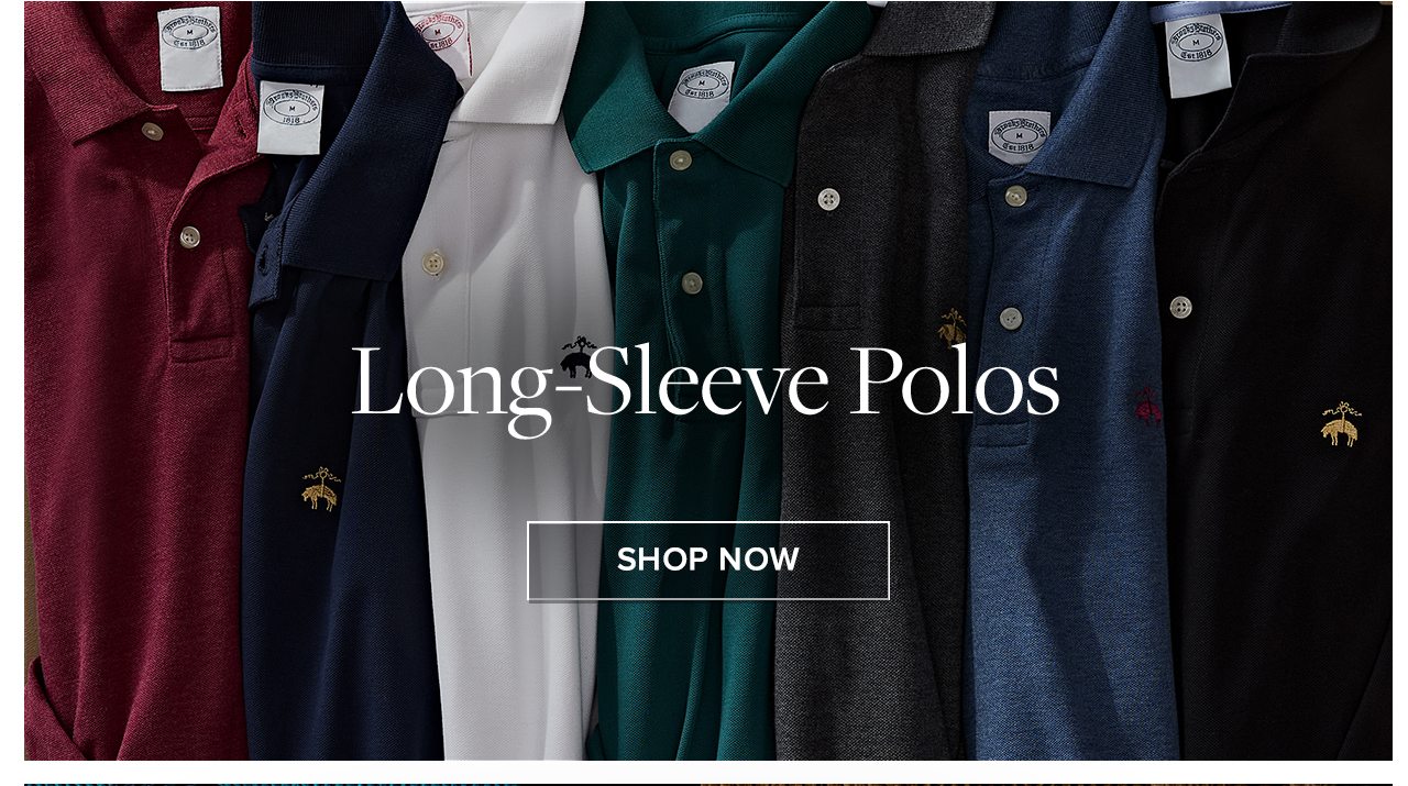 Men's Long-Sleeve Polos Shop Now