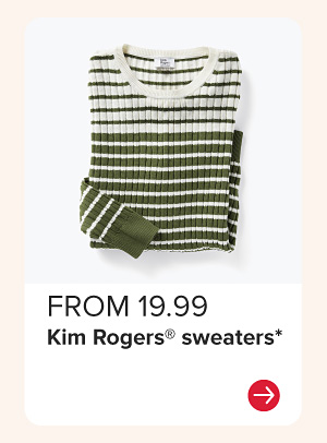 29.99 and under Kim Rogers sweaters.