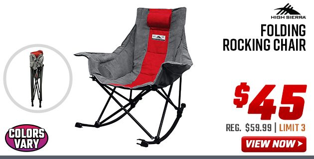 High Sierra Folding Rocking Chair