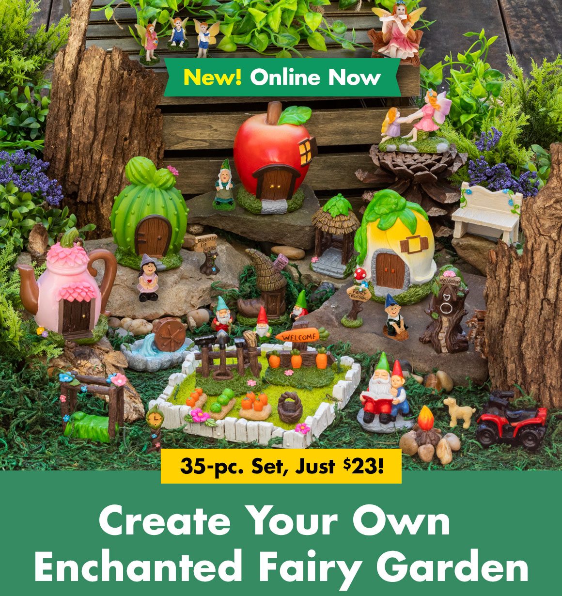 Shop our Enchanted Fairy Garden Collection