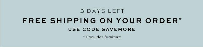 FREE SHIPPING ON YOU ORDER*