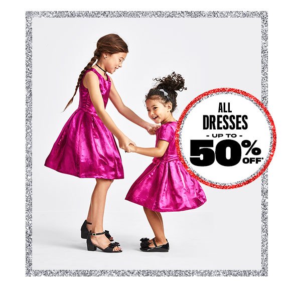 All Dresses Up to 50% Off