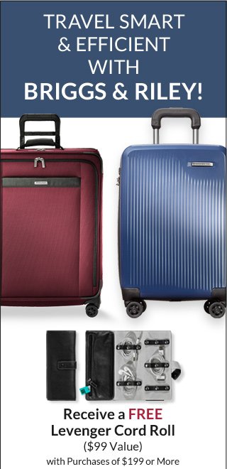 Free Gift with Briggs & Riley Luggage purchase