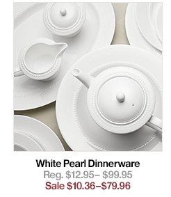 White Pearl Dinnerware