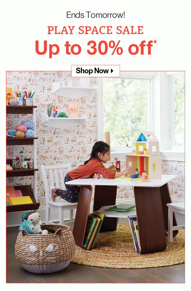 Shop Play Space Sale: Up to 30% Off