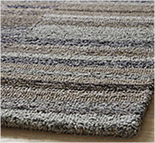 Ceres Granite Grey Striped Rug