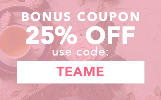 Your 25% Off Coupon - Use Code: TEAME