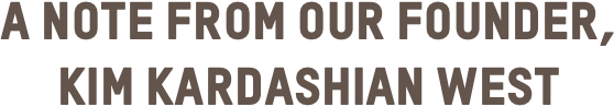 A note from our founder